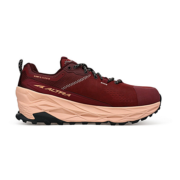 Dámské Trailové Běžecké Boty Altra Olympus 5 Hike Low Gtx Červené Hnědé Koralove | CZ-13745