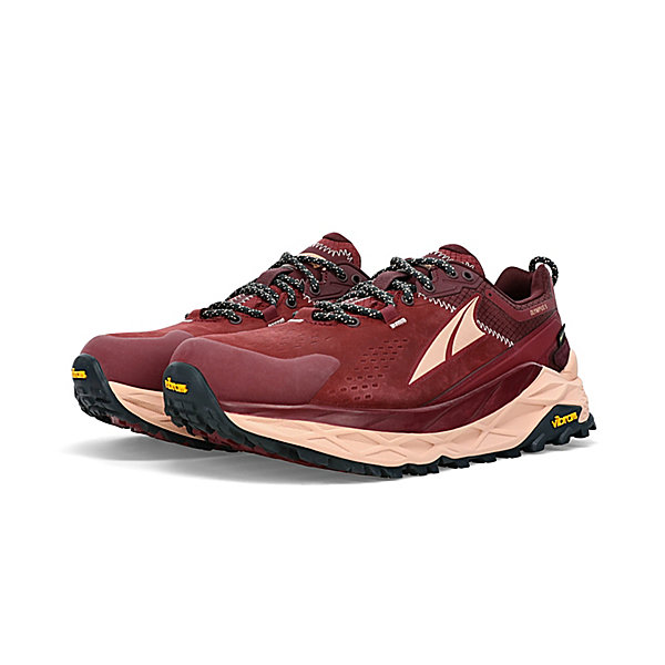 Dámské Trailové Běžecké Boty Altra Olympus 5 Hike Low Gtx Červené Hnědé Koralove | CZ-13745