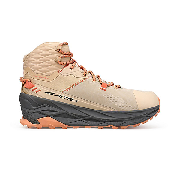Dámské Turistické Boty Altra Olympus 5 Hike Mid Gtx Hnědožlutý Černé | CZ-82956