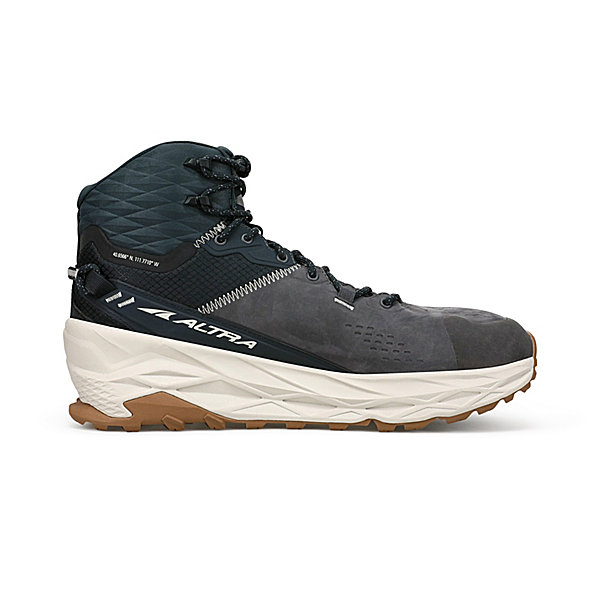Pánské Trailové Běžecké Boty Altra Olympus 5 Hike Mid Gtx Černé Šedé Hnědé | CZ-43201