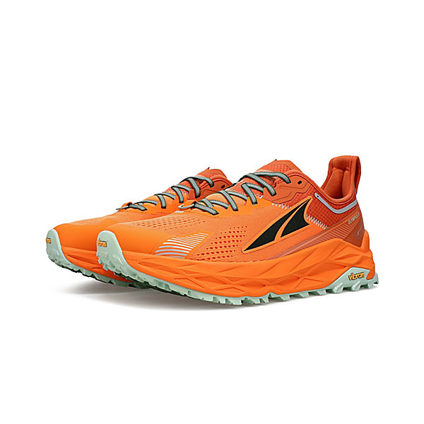 Pánské Trekové Boty Altra Olympus 5 Oranžové Zelene | CZ-42385